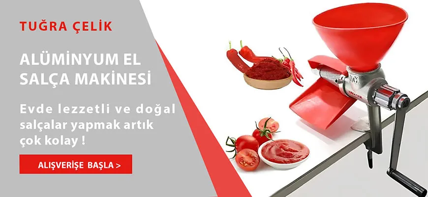 Tuğra Çelik Salça Makinesi