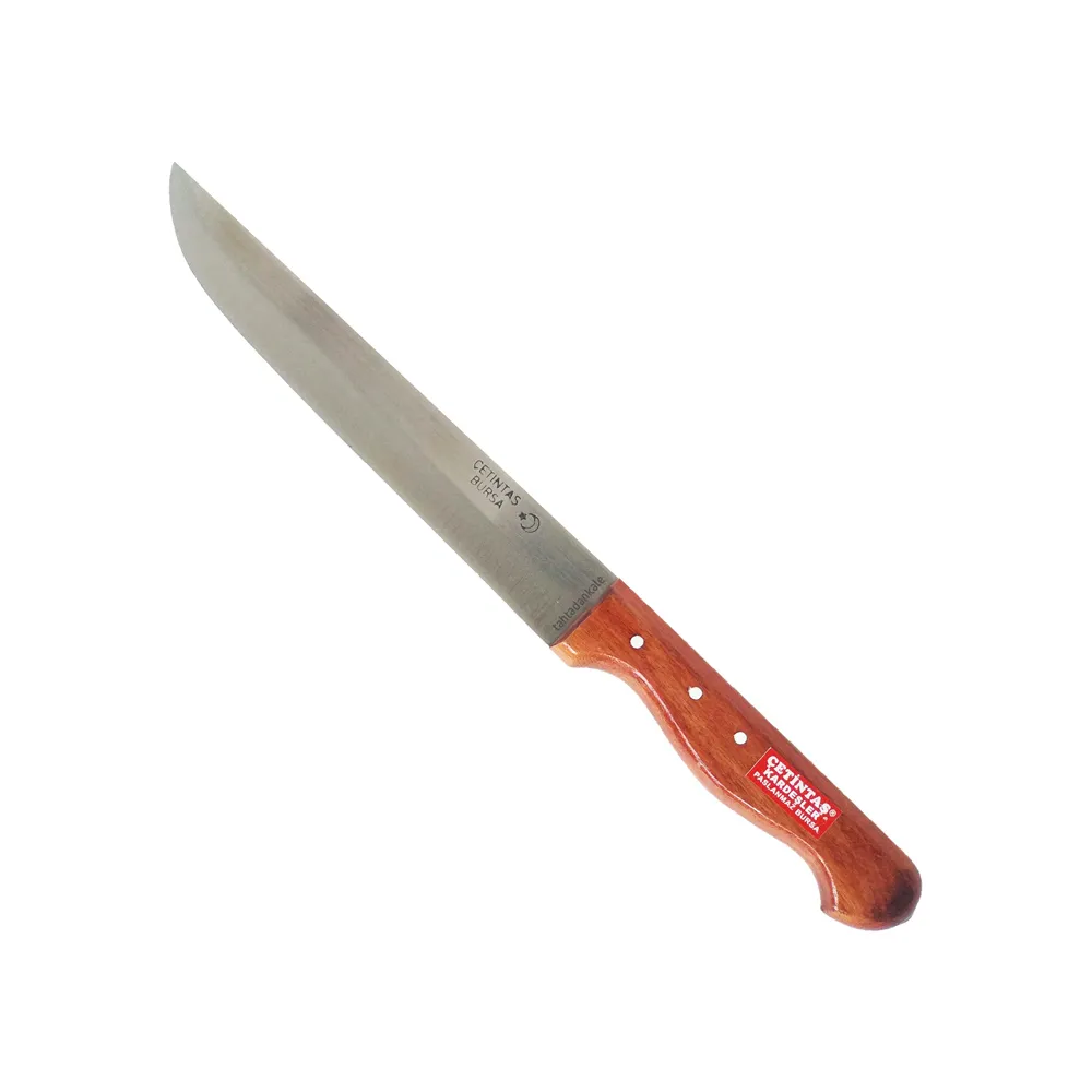 Bursa Mutfak ve Ekmek Bıçağı 16,5 cm, Ahşap Gül Sap