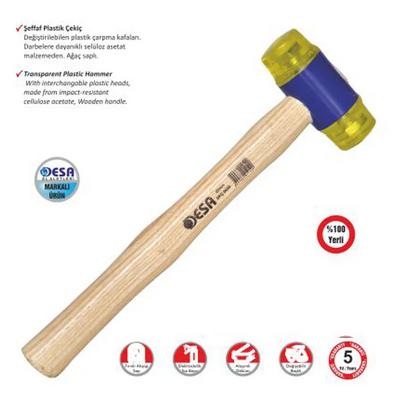 Desa Yumuşak Plastik Çekiç No:35