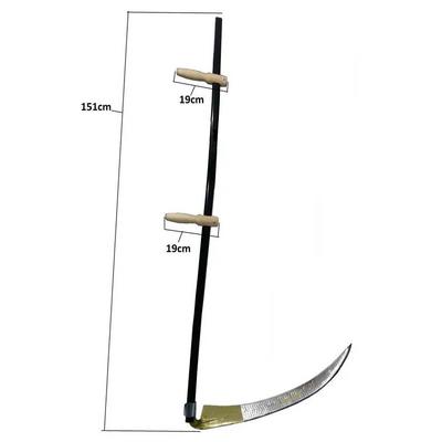 Günaş Komple Tırpan - Metal Saplı 6 Parça Set - Ahşap Elcik 70 cm