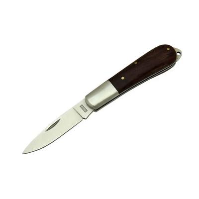 K-03 Orta Fındık Çakı 14 cm - Ahşap Saplı, Manuel, Bilezikli