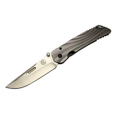 Lanmark Umnumzaan T 50 Gri Kamp Çakı 22,5cm - Manuel, Kemerlikli, Oluklu
