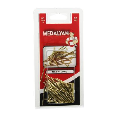 Medalyan 10x30 mm Çelik Tel Çivi 70'li Paket | Güvenilir Sabitleme Çivisi