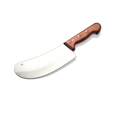 Ündeğerli Bursa Paslanmaz Mutfak Soğan Satırı, Börek Bıçağı No:1, 15 cm - Ahşap Sap