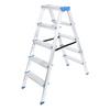 111 Yüzonbir (5+5) Çift Basamaklı Alüminyum Metal Merdiven 115cm