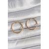 316 Çelik Gold Renk 22mm Kadın Halka Model Kadın Küpe - TJ-BKP10507