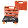 ALC (53PCS) (1/4") DR. SOCKET SET (LOKMA & SOKET & 6GEN ANAHTAR & BİT ADAPTÖR & CIRCIR KOLU) (PLASTİK ÇANTALI)*18