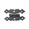 Antika Tarz Dekoratif Pirinç Yıldız Menteşe - 63x36 mm, Oksit