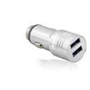 Araç Şarj Adaptörü 2X Usb 3.4A Metal - Gümüş ND1075