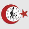 Ay Yildiz Duvar Saati 134-3