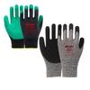 Beybi PL-17 Flex Siyah & Yeşil & Ant. Gri Tırtıklı No-10XL İşçi Eldiveni