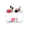 Blackstone KRC-804 Şeffaf Mika Kristal Plastik 2 Katlı Köşe Çok Amaçlı Düzenleyici Organizatör