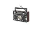 Bluetooth Nostaljik Fm Radyo Usb Tf Aux Taşınabilir Hoparlör - Kahverengi FX2509B