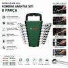 Bosch 1600A027PS Kombine Anahtar Takımı 8 Parça 8-19 mm - Plastik Standlı