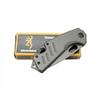 Browning 3-2 Çakı Titanyum Küçük 16,5 cm Manuel, Kemerlikli