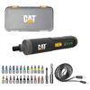CAT DX1110 3.6Volt/1.5Ah. Li-ion Akıllı Şarjlı Tornavida + 26 adet Bits Uç