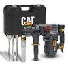 CAT DX27SET 1500Watt 5.0J 32MM Profesyonel SDS-Plus Kırıcı/Delici + DA03903 3 Parça Kırıcı Uç Seti