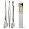 CAT DX27SET 1500Watt 5.0J 32MM Profesyonel SDS-Plus Kırıcı/Delici + DA03903 3 Parça Kırıcı Uç Seti