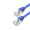 Cat7 Ethernet Patch Kablosu 10 Gbps 600 Mhz 30 Cm - Mavi HDX5097