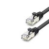 Cat7 Ethernet Patch Kablosu 10 Gbps 600 Mhz 60 Cm - Siyah HDX5089