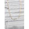 CM 14K Gold Renk Zincir Model 60 cm Kadın Kolye - TJ-BKO10970