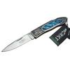 CRKT CR 0148 BL Kamp Çakı 20 cm - Köpek Desenli Sedef &amp; Metal Sap, Kılıflı, Kutulu