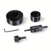 DMAX DMX-4125 11in1 Buat Açma Panç Seti Metal Ahşap PVC Alçıpan Plastik 19-64mm