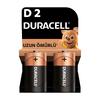 Duracell LR20 D Büyük Pil 2'li Kart