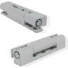 Düz Metal Beyaz & Metal 95mm PVC Kapı Menteşesi