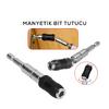 Eltaş LRD-181 Mafsallı Manyetik Bits Tutucu 1/4 - 0-20° Döner Başlık