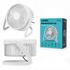 Everest EFN-505 Masaüstü Fan - USB Şarjlı PVC Gövde 14.5x14.1 cm