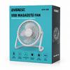 Everest EFN-505 Masaüstü Fan - USB Şarjlı PVC Gövde 14.5x14.1 cm