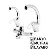 FD Paşa 3'lü Set Aç Kapa Batarya Musluk Mix Banyo, Mix Kuğu Evye Mutfak, Mix Kuğu Lavabo