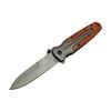 GB DA59 Avcı Tip Kamp Çakısı 21 cm - Metal &amp;amp; Ahşap Sap, Kemerlikli