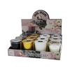 Gül Candle Renkli Cam Bardak Kokulu Mum