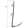 Günaş Komple Tırpan - Metal Saplı 6 Parça Set - Ahşap Elcik 65 cm