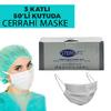 Happy Mask Beyaz 50 Adet Medikal Cerrahi Yüz Maskesi 3 Katlı Tek Kullanımlık