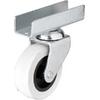 Hts 323 - 50x20 mm Gri Uzun U Tablalı Teker 4 Adet