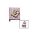 Ibico Heart ZH-105-06 Mini Not Defteri Kalp Cırtlı Kapak Renkli Sayfalar 8.5x10cm