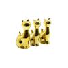 İbico İ12-106 Kedi Figürlü Biblo - Büyük Boy Gold Seramik Dekoratif Süs Eşyası