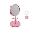 İBİCO İ15-026 ( 6" & 15CM ) (YUVARLAK & BOYNUZLU) (TAKI ASKILIKLI) MAKYAJ AYNASI (RENKLİ PLASTİK) (TAKILIK SEPETLİ=15CM)*72