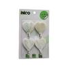 İBİCO İ17-007 ( 4PCS ) ( MERMER DESENLİ ) ( METAL UÇLU ) PLASTİK ASKI ( YAPIŞKANLI MONTAJ ) ( 2.5KG TAŞIMA )*12X20