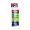 İBİCO İ21-034 10 Adet Çiçek Figürlü Silikon Renkli Uç Şeffaf Plastik Mandal