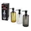 İbico İ21-062 Uzun Sekizgen Şeffaf & Renkli Akrilik & Mika Kristal Sıvı Sabunluk 200ml