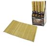İbico İ21-073 Dikdörtgen Bambu İnce Çubuk Kaydırmaz Banyo Paspası 70x45cm