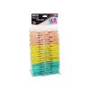 İBİCO İ21-098 ( 20PCS ) ÇAMAŞIR MANDALI ( RENKLİ PLASTİK & PRİZMA KABARTMA DESENLİ )*12X12