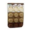 İbico İ22-042 Klasik Çizgili Silikon Mini Muffin Kek Kalıbı
