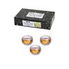 İbico İ22-147 Çizgili Cam Çift Cidarlı Sosluk & Lokumluk 50 ml (6 Adet)