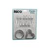 İBİCO İ22-156 ( 20PCS ) (PASTA SÜSLEME UÇ SETİ= 12-METAL) (KURABİYE KALIP METAL=3-KALP & 3-YUVARLAK) (2-UÇ TUTUCU PLS.ADAPTÖR)*144