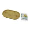 İbico İ22-179 Oval Ahşap Bambu Servis Sunum Tepsisi & Tahtası (Mini Tepsi) 25 x 14 x 1.4 cm